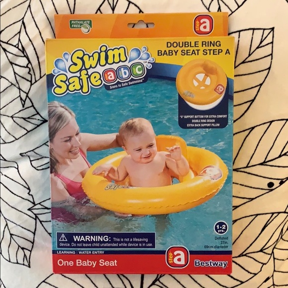 🆕 SwimSafe Double Ring Doggie / Baby Floaty 🐶 - Picture 3 of 7